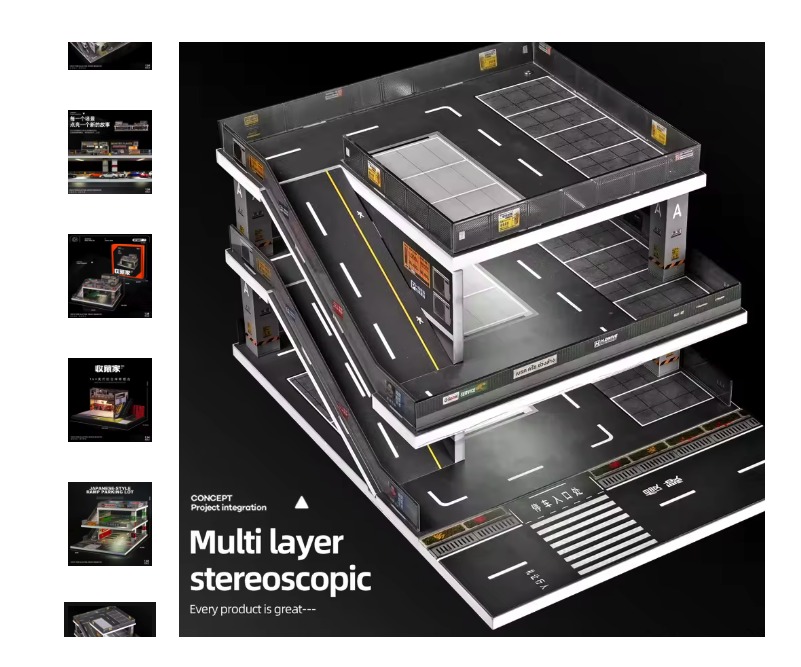 SCJ-73449B open multi-layer parking structure source-to-order base