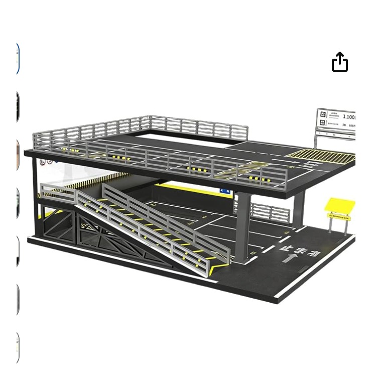 Two-storey ramp parking garage - Style A source-to-order base