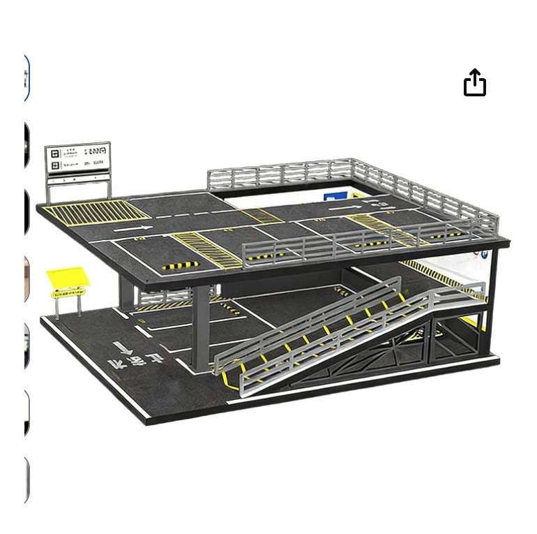 Two-storey ramp parking garage - Style B source-to-order base