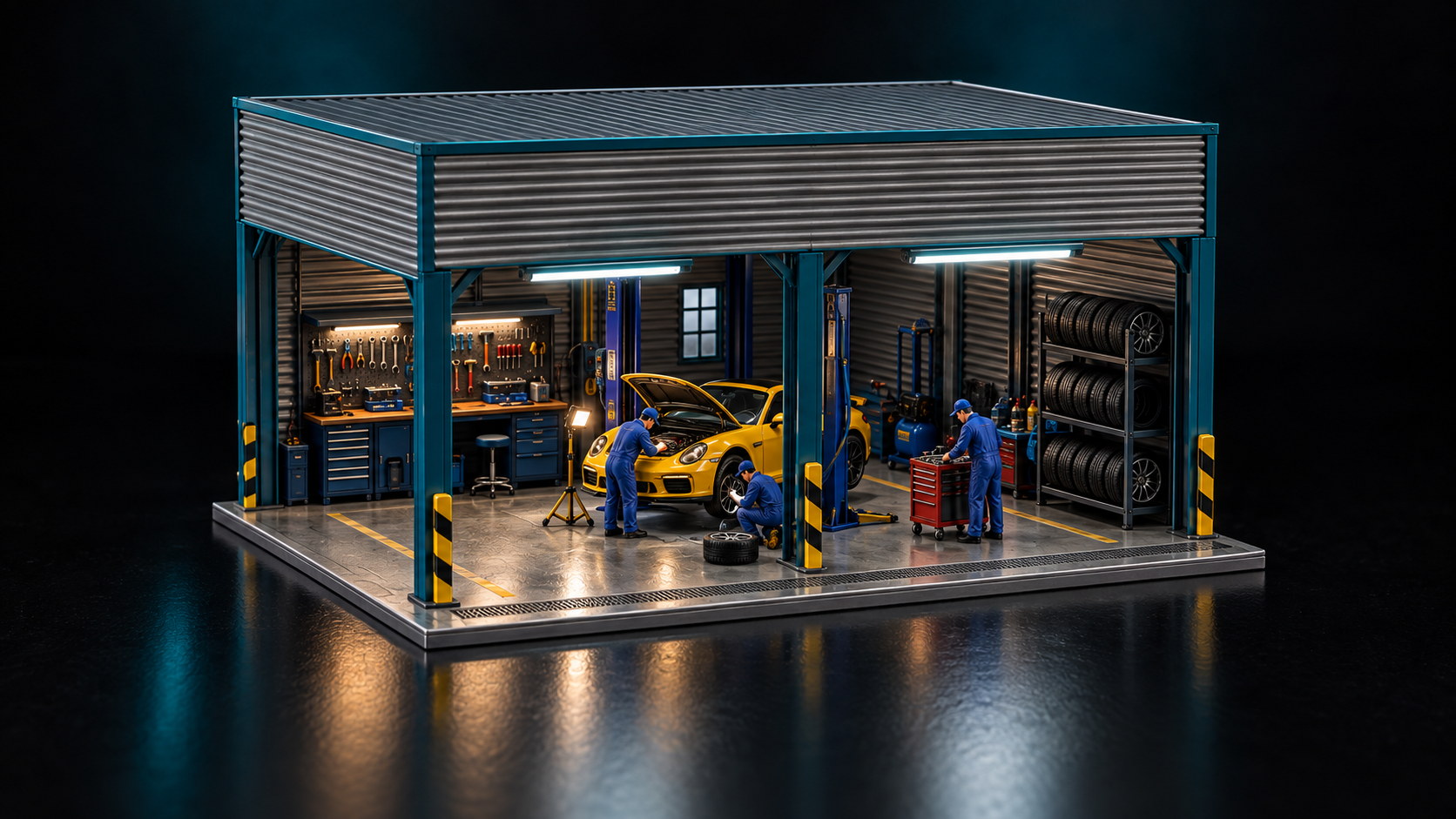 Illustrative miniature options for Figures, lighting & activity